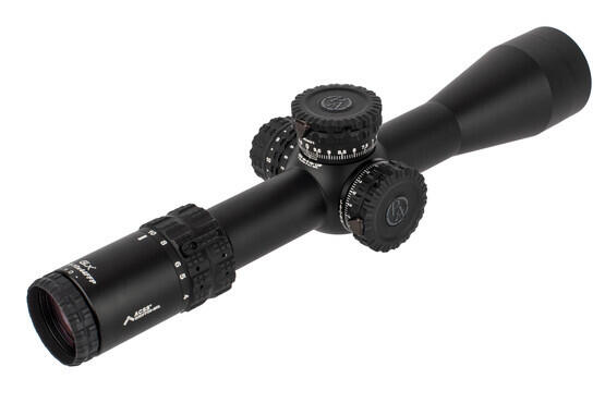 Primary Arms GLx 2.5-10x44 FFP ACSS-Griffin-Mil Rifle Scope has newly designed turrets offering audible and tactile clicks
